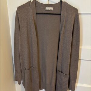 Women's Taupe Cardigan
